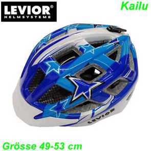 Helm LEVIOR Kailu hellblau-dunkelblau Grsse S 49-53 cm 290 gr. Ersatzteile Balsthal