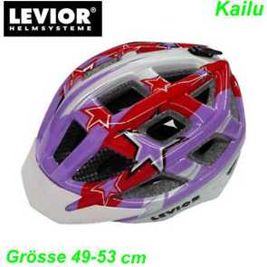 Helm LEVIOR Kailu rot-lila Grsse S 49-53 cm 290 gr. Ersatzteile Balsthal