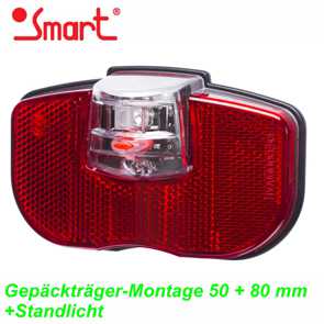 Smart Rcklicht LED Gepcktrger Standlicht Reflektor fr Dynamo Mountain Bike Fahrrad Velo Teile Ersatzteile Parts Shop Schweiz