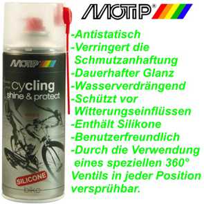 Motip Cycling Rabobank Reinigung / Schutz Dose 400 ml Silicone Ersatzteile Shop kaufen bestellen Balsthal Schweiz