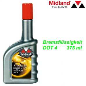 MIDLAND Bremsflssigkeit  DOT 4  355 ml Ersatzteile Shop kaufen bestellen Balsthal Schweiz