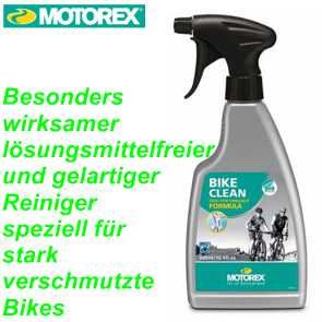 Fahrradreiniger Motorex Bike Clean 500 ml Zerstuber Ersatzteile Balsthal