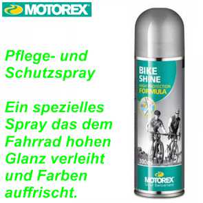 Pflegespray Bike Shine 300 ml schtzt+konserviert Ersatzteile Balsthal